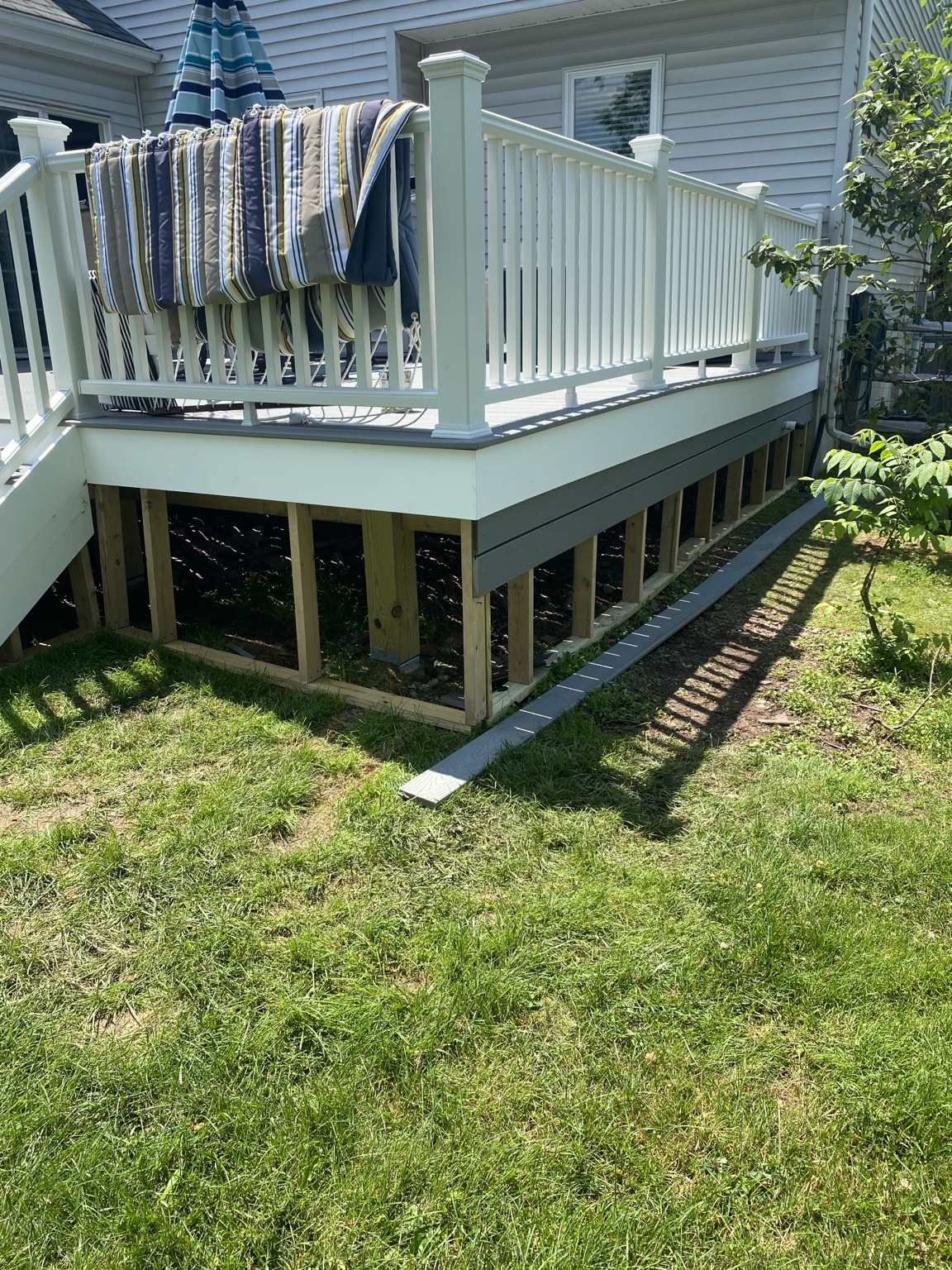 Gray Composite Deck Rebuild project photo 8