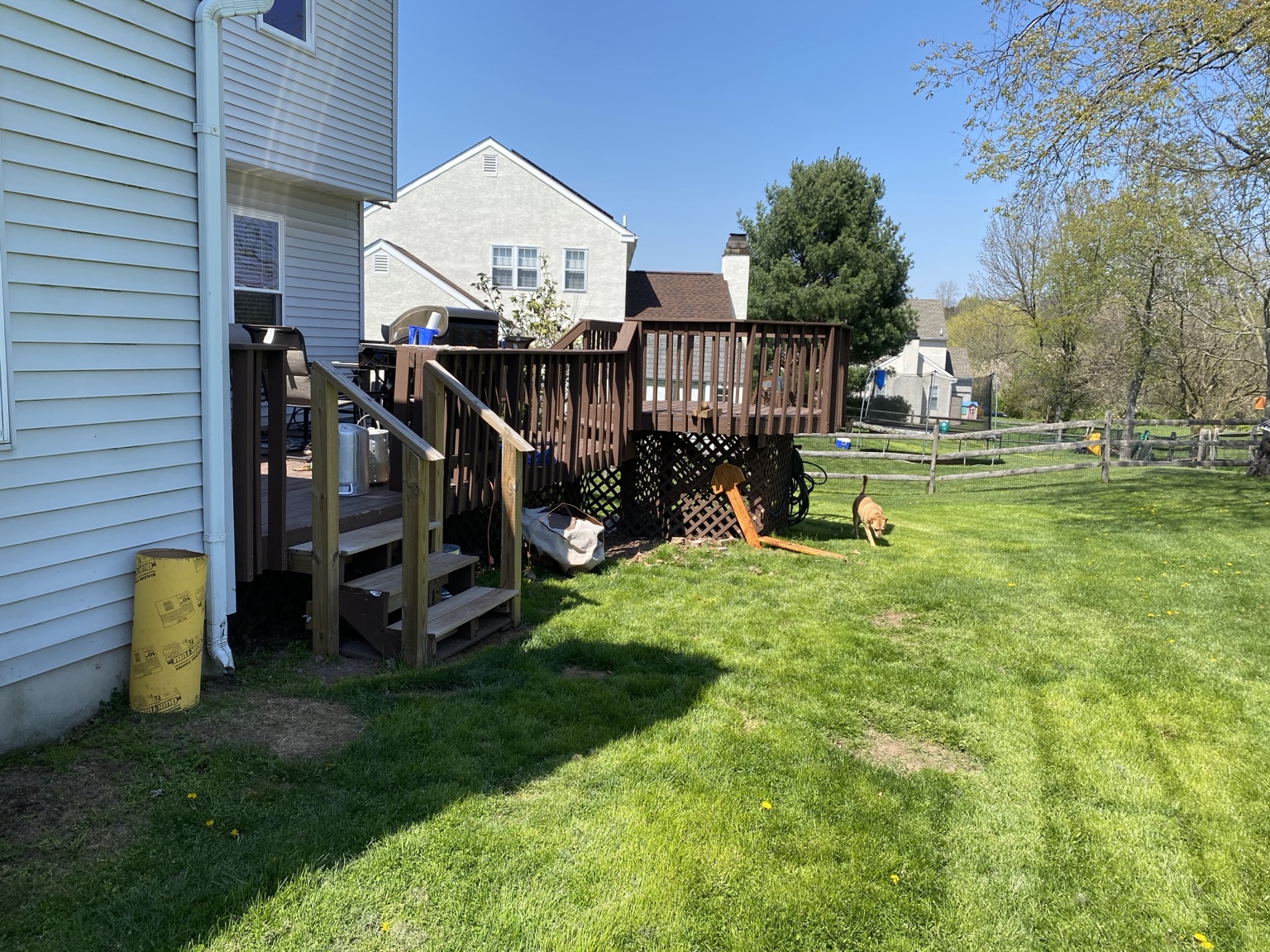 Gray Composite Deck Rebuild project photo 3