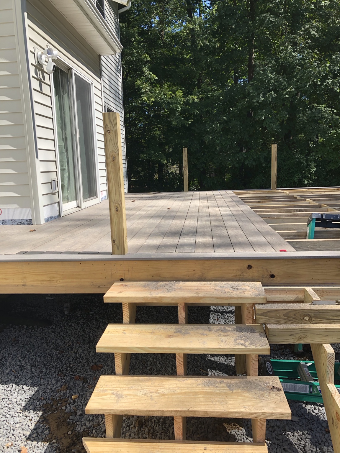 Composite Deck & Stair Rebuild project photo 1