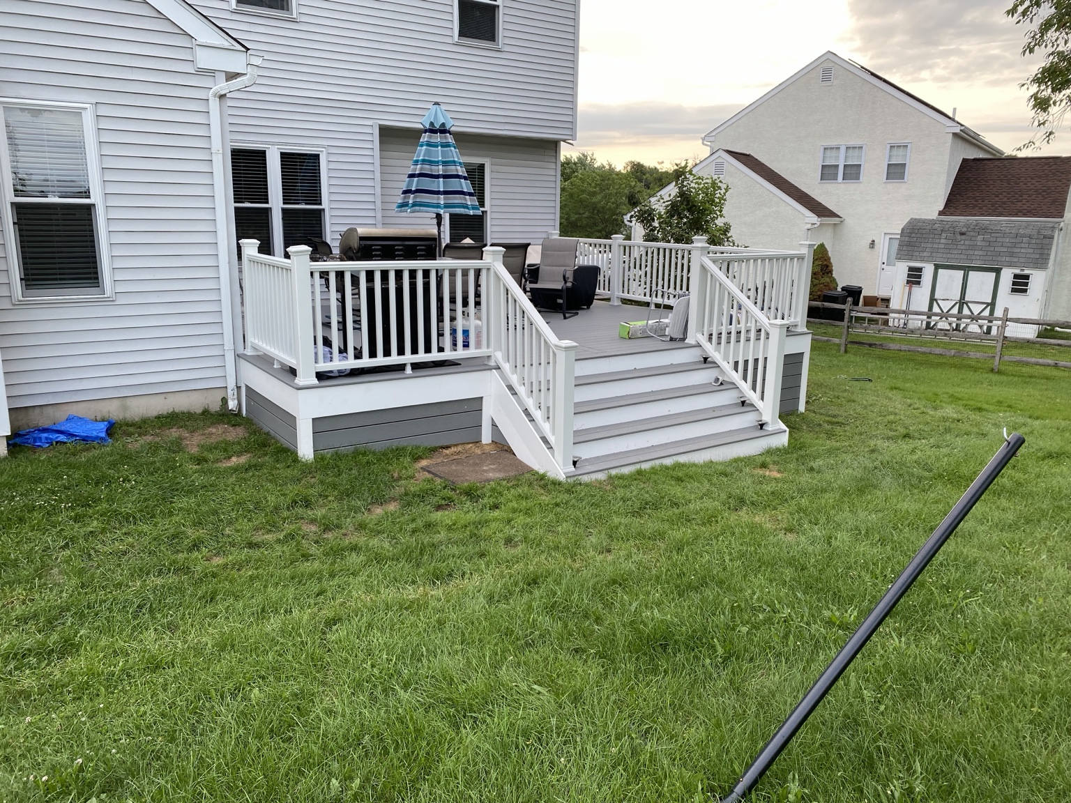 Gray Composite Deck Rebuild project photo 10