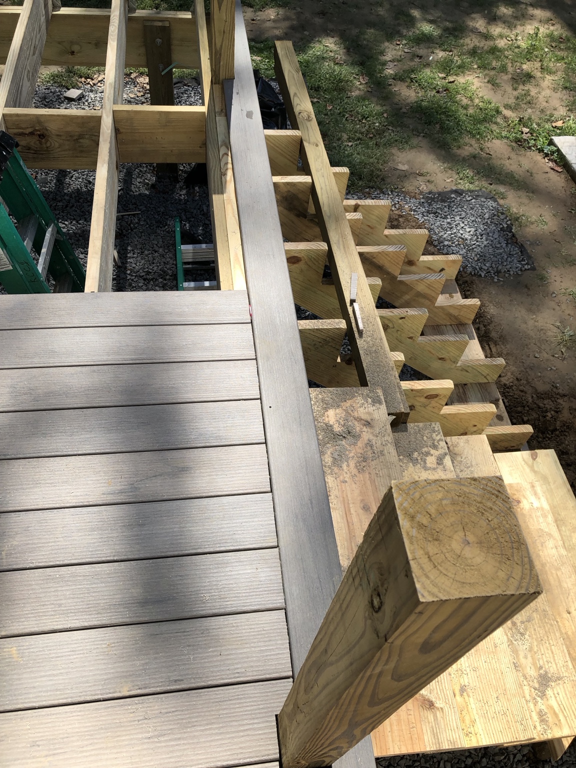Composite Deck & Stair Rebuild project photo 2