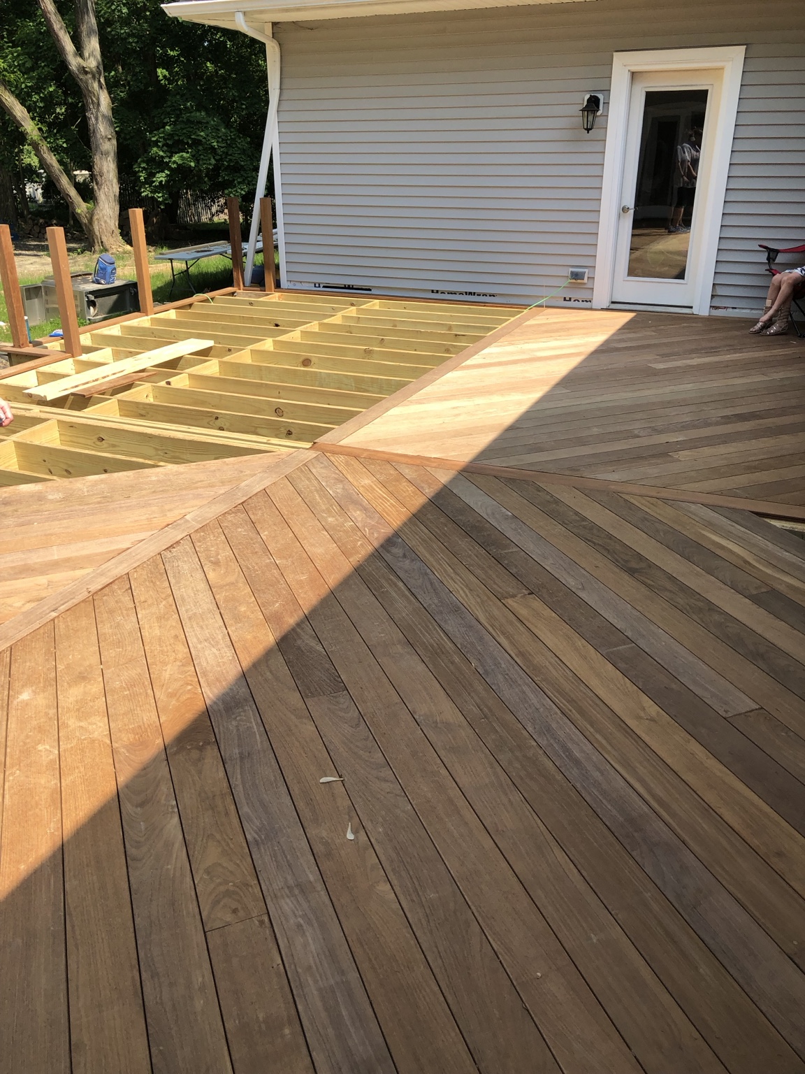 Custom Patterned Wood Deck project photo 1